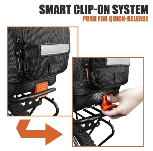 2-in-1 Commuter Bicycle Trunk Bag