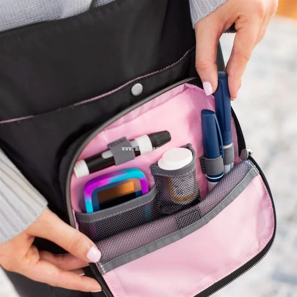 Diabetes Nylon Backpack Bag