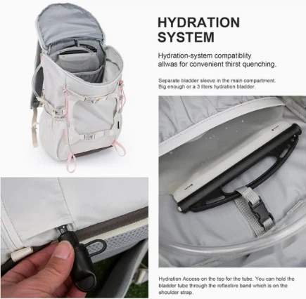 Durable Water-Resistant Hiking Backpack Durable Water-Resistant Hiking Backpack