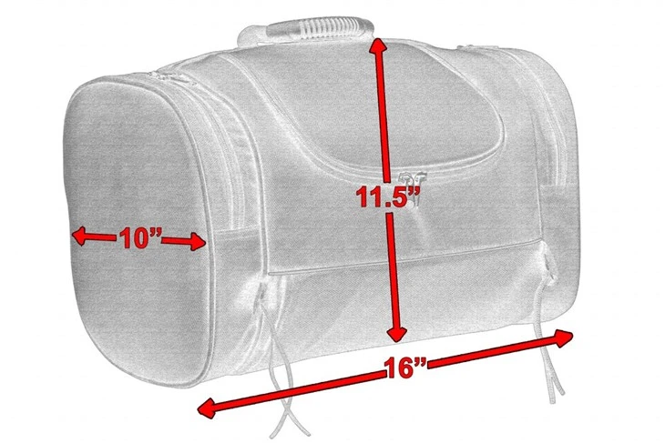 Motorcycle Bicycle Hard Saddle Leather Bag