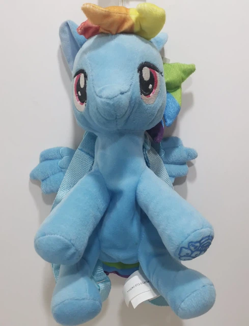 Officially Authorized Blue Pony Plush Backpack